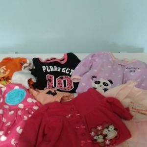 Lot of girl zero to 6 month clothes
